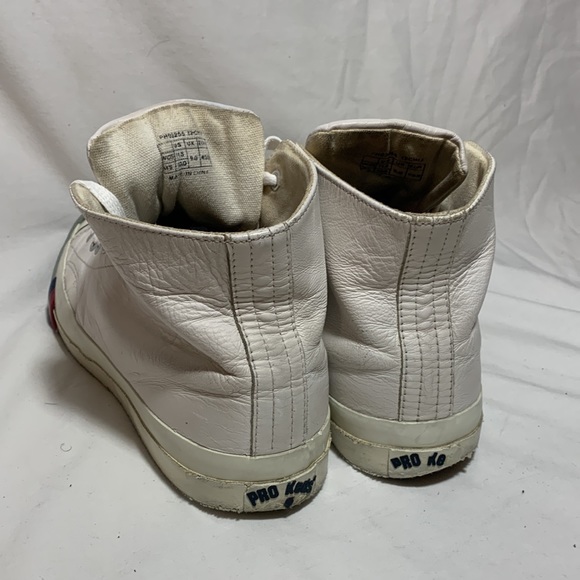 Rare Authentic Vintage 💯% Leather Pro Keds Royal-blue tips - Picture 4 of 7